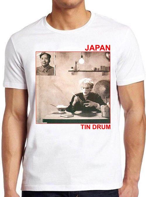 Japan Sylvian Tin Drum 80s Music Synth Pop New Wave Cool Gift Tee T Shirt 1505 XS