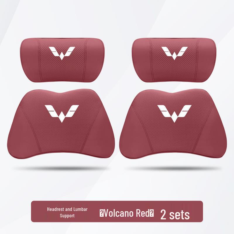 Wuling Car Headrest & Lumbar Support Cushion (Compatible with S/PLUS/S1/S3/V/Jiachen/Rongguang)