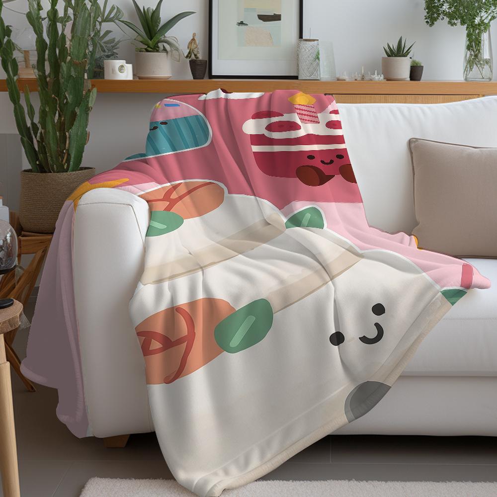 Brands J-Jellycat Cartoon Cute Blanket Warm And Soft Suitable For Bedroom Living Room Sofa Bed Office Travel Camping