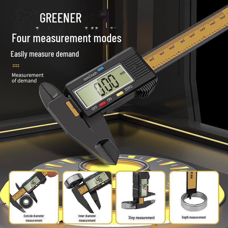 Green Forest High-Precision Digital Vernier Caliper for Jewelry and Bracelets
