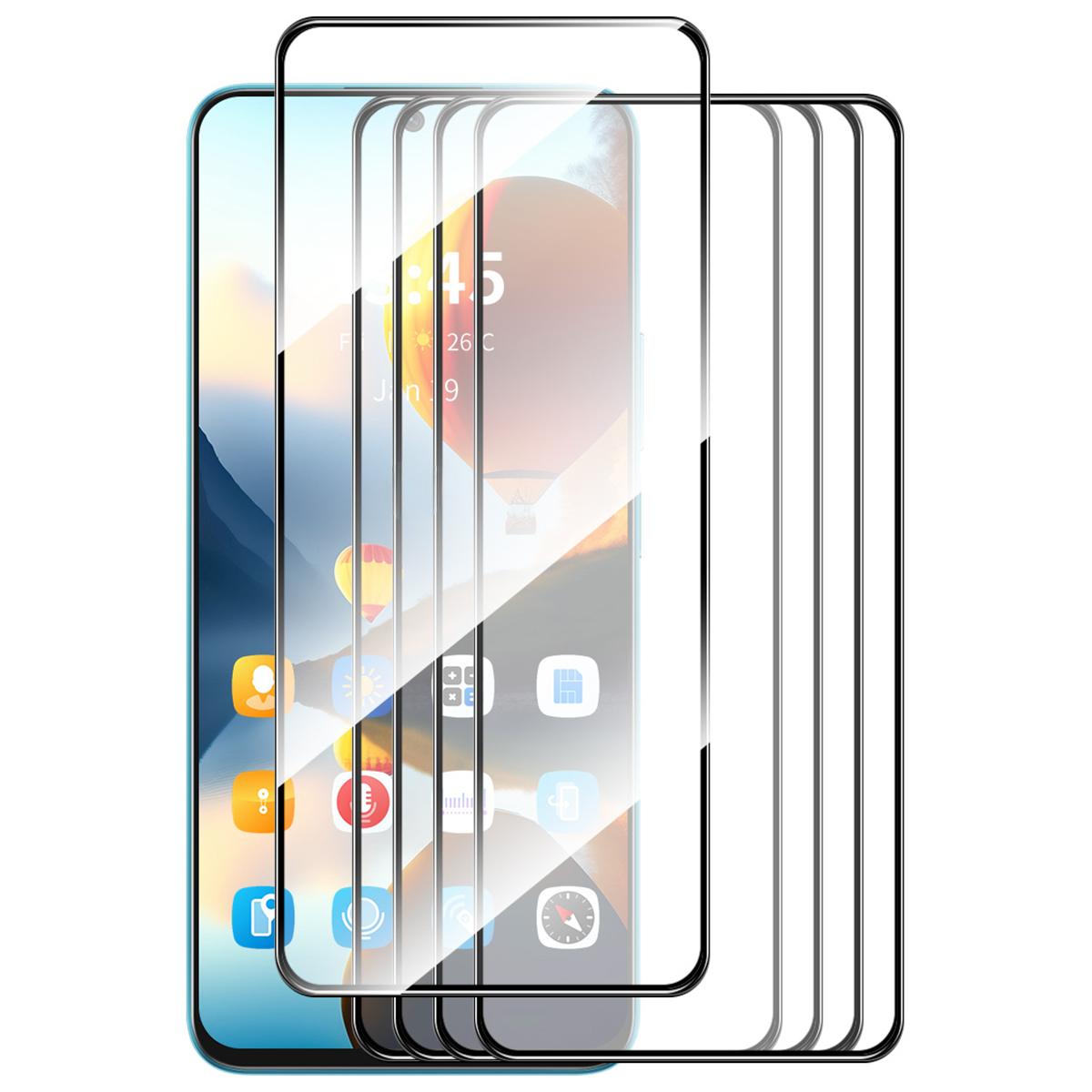 

ENKAY HAT PRINCE 5Pcs For Xiaomi Redmi K70 Ultra Screen Protector 0.26mm Silk Printing High Aluminium-Silicon Glass Film Type A