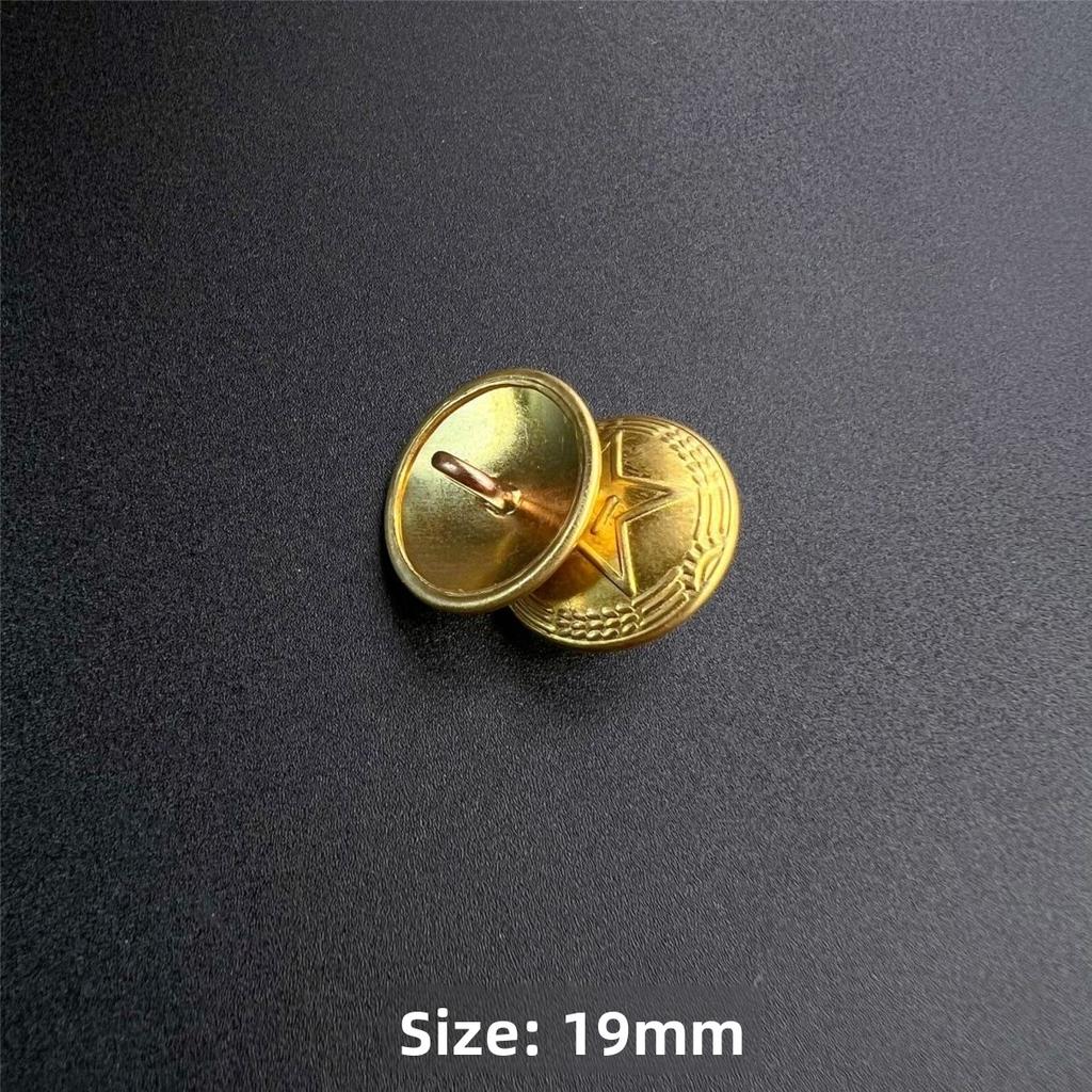 Metal Button Accessories German Caviar Pattern Spiral Epaulette Buckle Soviet Button British Sea Anchor Hat Buckle