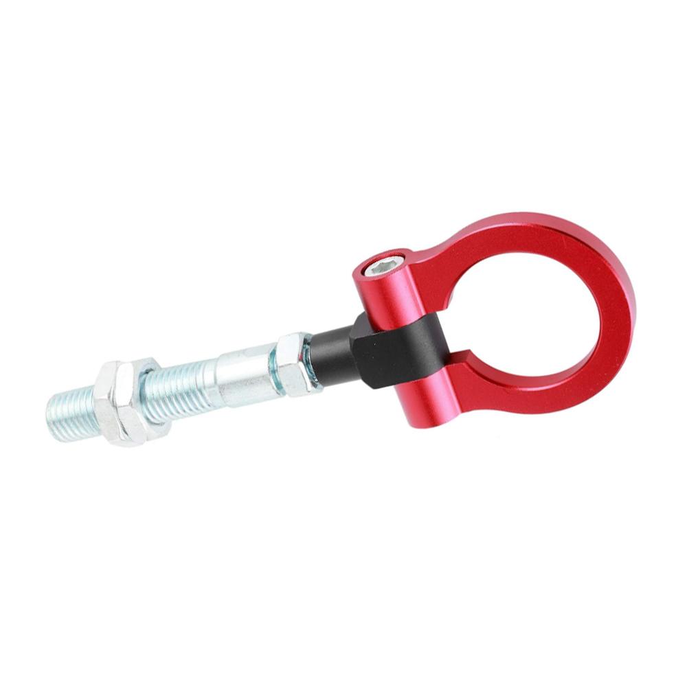 Aluminum Front Rear Auto Trailer Tow Hook Ring Eye Towing Bars for Hyundai Veloster 2012 2013 2014 2015 2016 2017
