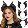 Faux Bat Ear Headwear Cosplay Animal Beast Ears Headband Halloween Carnival Dress Up Party Costumes Headpiece Props