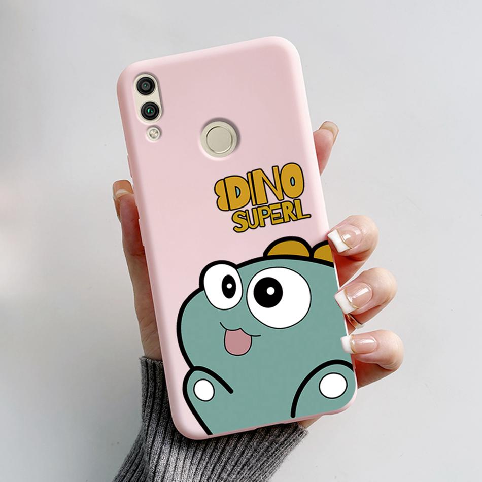 For Huawei Honor 8X Case Honor8X JSN-L22 JSN-L21 Bear Phone Case Soft TPU Cover Funda For Honor 8C BKK-L21 BKK-LX1 Honor8C Capa