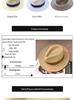 Unisex Panama Straw Hat: Adjustable Jazz Topper with Large Head Circumference, Sunshade, and UV Protection - Trendy All-Match Design.