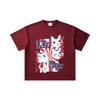 260 GSM Double Yarn 32 Count 100% Cotton Dandadan V29 Turbo Granny Print Unisex Heavy Cotton T Shirt