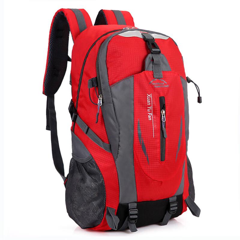 Мужской спортивный дорожный рюкзак Li Shen 32cm x 25cm x 50cm красный