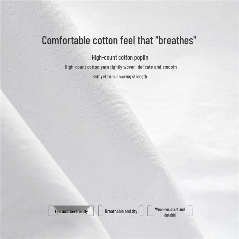 Giordano Men's Korean Style Pure Cotton Poplin Long Sleeve Shirt