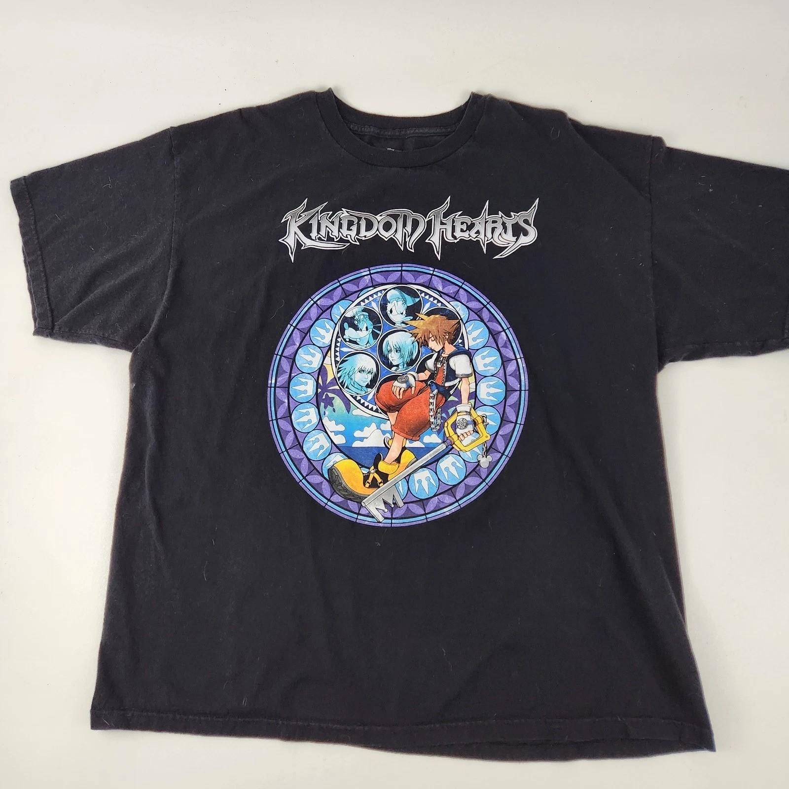 Kingdom Hearts T-Shirt Size S-5XL Disney Kingdom Hearts Tee Reprint NEW 4XL
