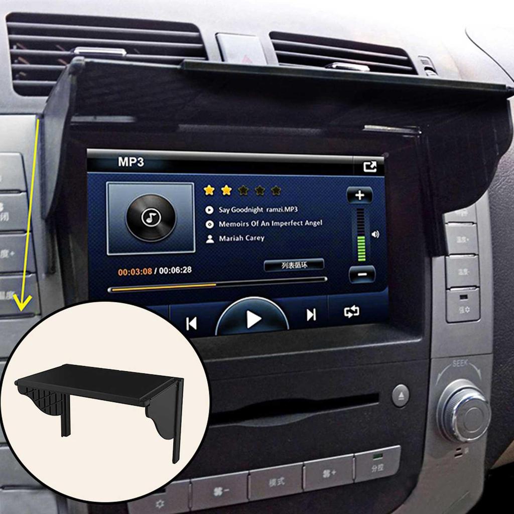 5,5 Zoll bis 10 Zoll Auto-Navigationsbildschirm Sonnenschutzblende Visier GPS-Sonnenschutz Auto-Navigationsgerät Sonnenschutzblende Visier Blendschutz Sichtschutz