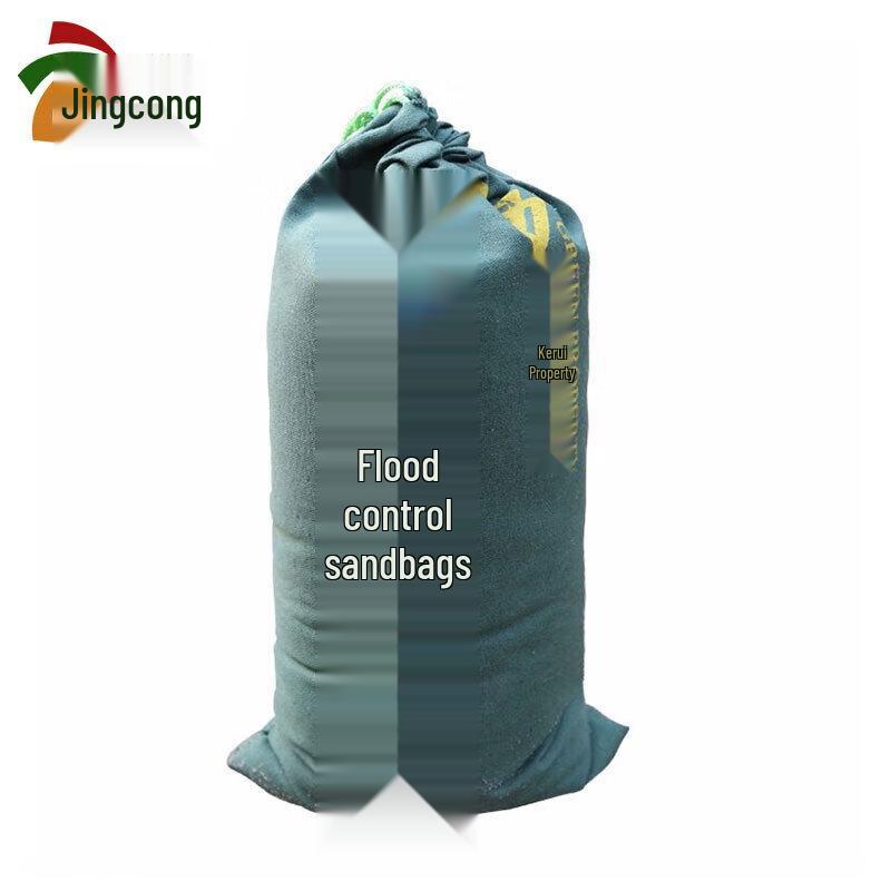 Jingcong Canvas Flood Barrier Sandbags (10-Pack)