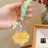 2026 Solid 999 Gold Four-Leaf Clover Good Luck Pendant Keychain