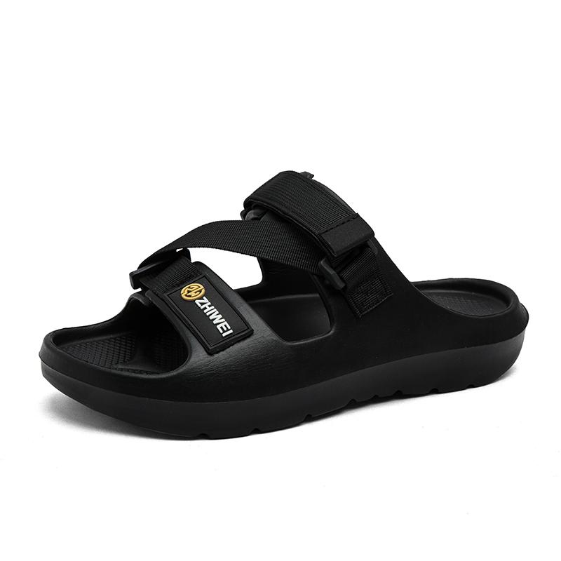 

Повседневные нескользящие тапочки EVA с открытым носком для пляжа, душа, весны и лета, повседневная обувь с инновационным дизайном 40