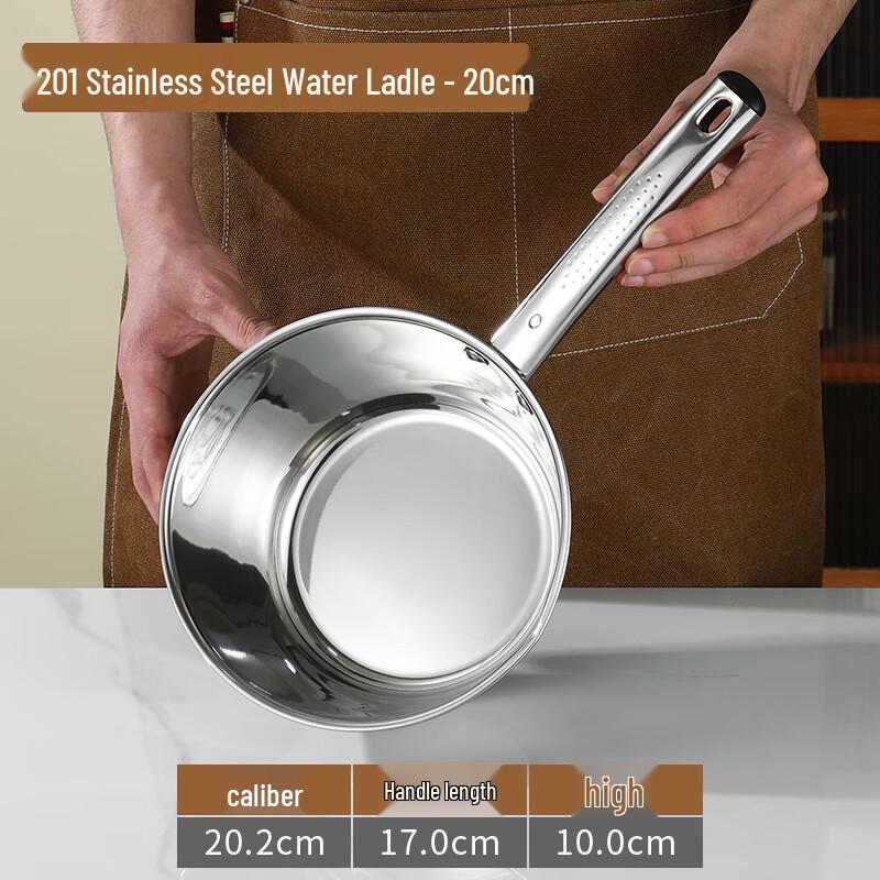 Thickened Stainless Steel Long Handle Ladle