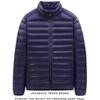 Men's Autumn/Winter Hooded Down Cotton Jacket, Large Size, Loose Fit, Short, Stand-Up Collar, Lightweight, Casual, Warm.