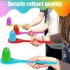Toys Race 6pcs Egg Spoon Game Sets Wooden Balance Relay Games for Kindergarten Outdoor Lawn Yard Sport Activity Prop Kids