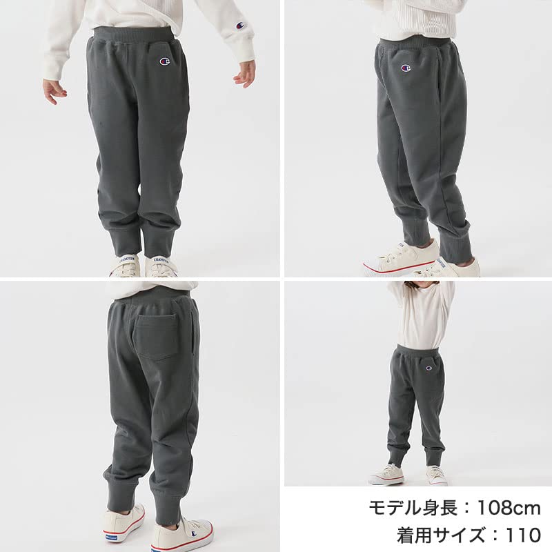 Long Pants Cotton One Point Logo Sweatpants Basic Boys Oxford Gray 110 [Champion] 100% CK-T201