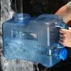 Water Dispenser Carrier with Faucet Large Capacity Emergency Water Barrel Container for Vehicle Car Outdoor Camping Bucket