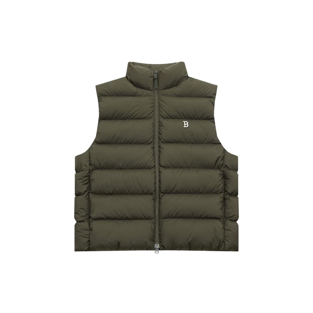 New MLB Boston Red Sox Down Vest Unisex Olive 3ADVB0336-43KAD