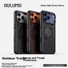 AULUMU Magnetic Adsorption Full Protection Phone Case for Apple iPhone 17 Pro Max, Semi-Transparent Grey
