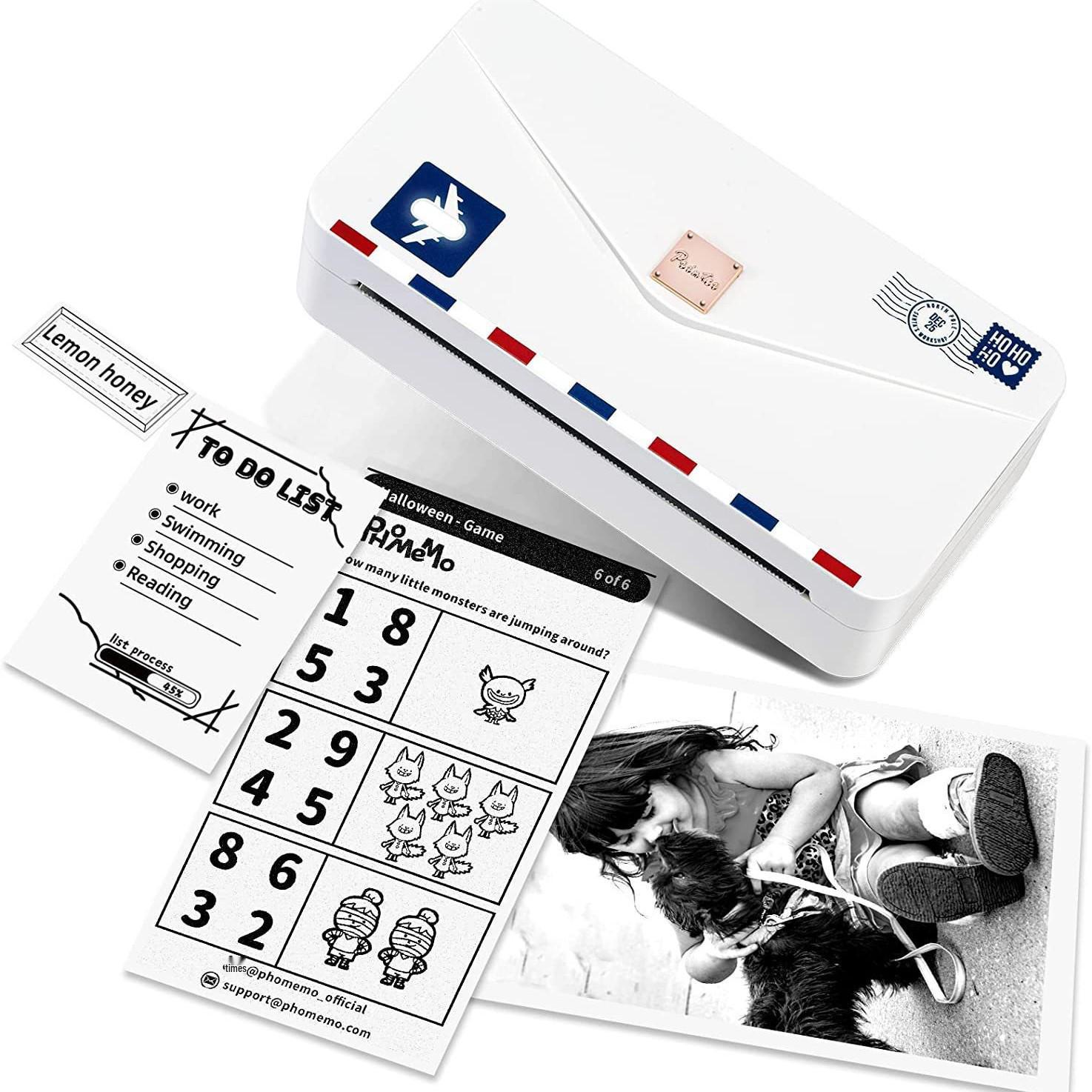 Phomemo M04S 4-inch Wireless Bluetooth Thermal Printer for Mobile