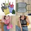 French Girl Summer Crop Top With Colorblock Pattern And Corset Style For Casual Wear