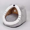 Pet Tent Cave Bed for Cats Small Dogs Self-Warming Cat Tent Bed Cat Hut Comfortable Pet Sleeping Bed Foldable Removable Washable