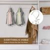 Rotatable Hanger Bra Organzier for Closet Large Capacity Sport Bra Holder Metal Space Saving Closet Organizers and Storage