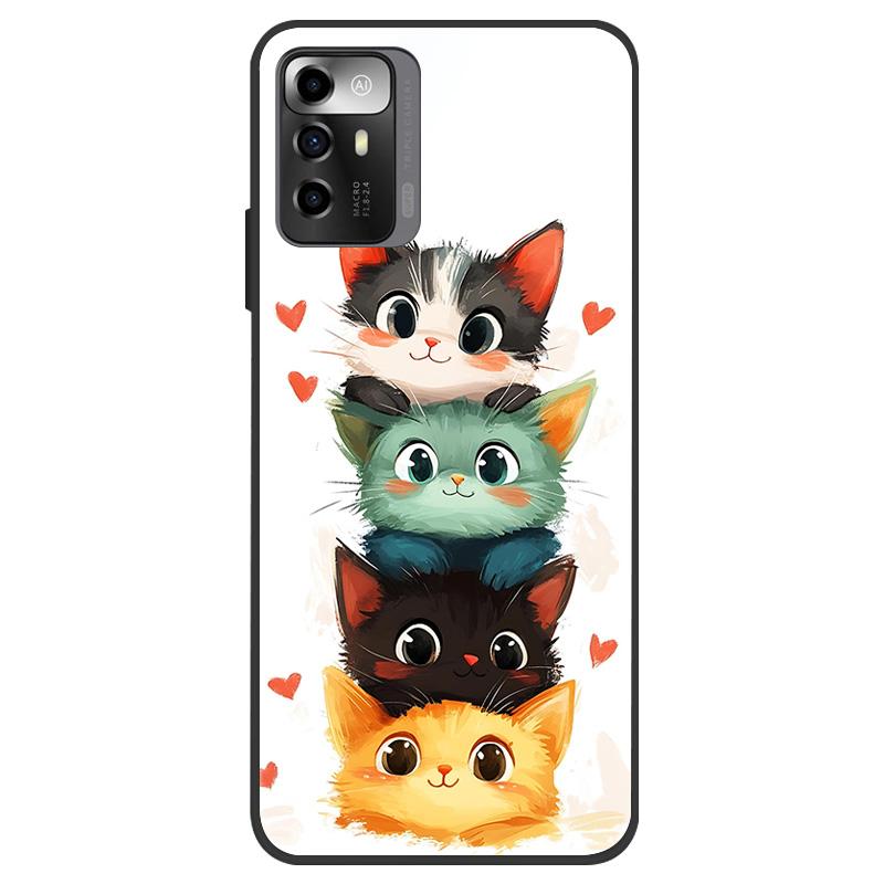 Etui na ZTE Blade A72 5G Marmurkowe Silikonowe Miękkie Odporne na Wstrząsy TPU Tylna Pokrywa dla ZTE A72 5G A 72 Etui 7540N Funda Shockproof Coque