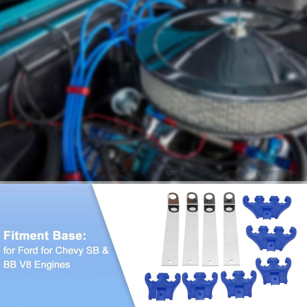 Spark Plug Wire Looms Separators for Chevy for Ford 7/8/9mm Ignition Wire Separator Holder for Chevrolet