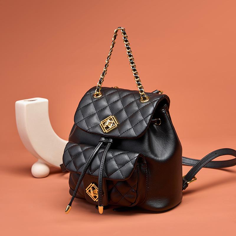 Spring and Summer Female Foreskin Ringer Backpack Bag Female Fashion Senior Sense School Bag Small Backpack