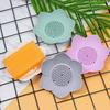 Silicone Soap Dish Lotus Shape Soap Holder with Drainage Holes Non-Slip Soap Holder
