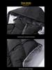 Men's Large Hooded Slim Fit Down Cotton Vest - Youth Trend Waistcoat