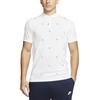 Nike Geometric Pattern Embroidered Short Sleeve Polo Men Tops White CI9783-100