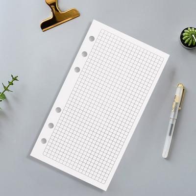 120 Yaprak A6 Gevşek Yaprak Kağıt Yeniden Doldurulabilir Defter Eklentileri Pürüzsüz Yazım Eklentileri Günlük Planlama Haftalık Program İçin Çıkarılabilir Planlayıcı Sayfaları