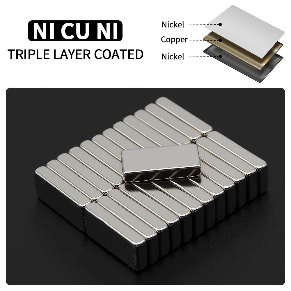 20x10x4mm Potente Magnete al Neodimio N35 NdFeB Magneti Permanenti Blocco Super Forti Magneti per Frigorifero Fai da Te