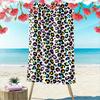 Colorful Leopard Print Design Beach Towel Quick-drying for Travel Outdoor Sports Jogging Beach and Swimming
