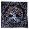 25x25 Zoll Brettspiel Kartentisch Abdeckungen Magier Tagesunterlage Tarot Tischdecke Runen Divination Altar Tarot Aufnäher Tischdecke