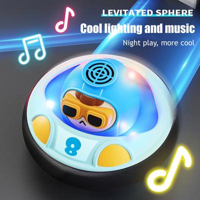 Giocattolo da Interno Sfera Sospesa Elettrica con Luci LED e Musica Attività Genitore-Figlio Sfera Interattiva Hover Calcio Regali