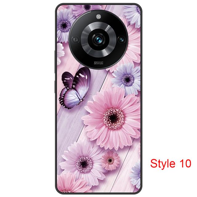 

Чохол для Realme 11Pro 5G Black на Realme 11 Pro RMX3771 6,7 дюйма Tpu Soft Cover Ультратонкий гнучкий протиударний силіконовий бампер Realme11Pro-Style 10