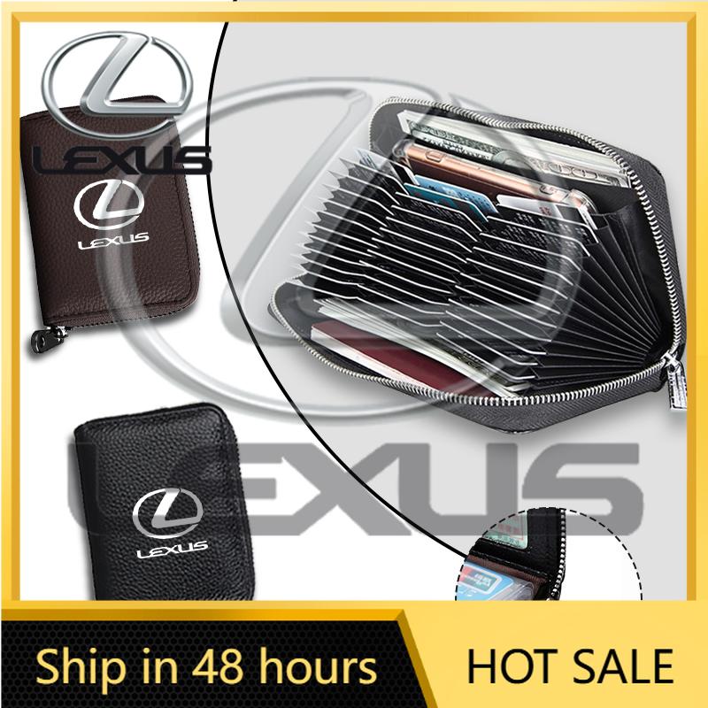 2026 Hot Interior Stickers For Lexus Driver License Holder PU Leather Card Bag For Car Driving Documents Business ID Passport Ca MC1