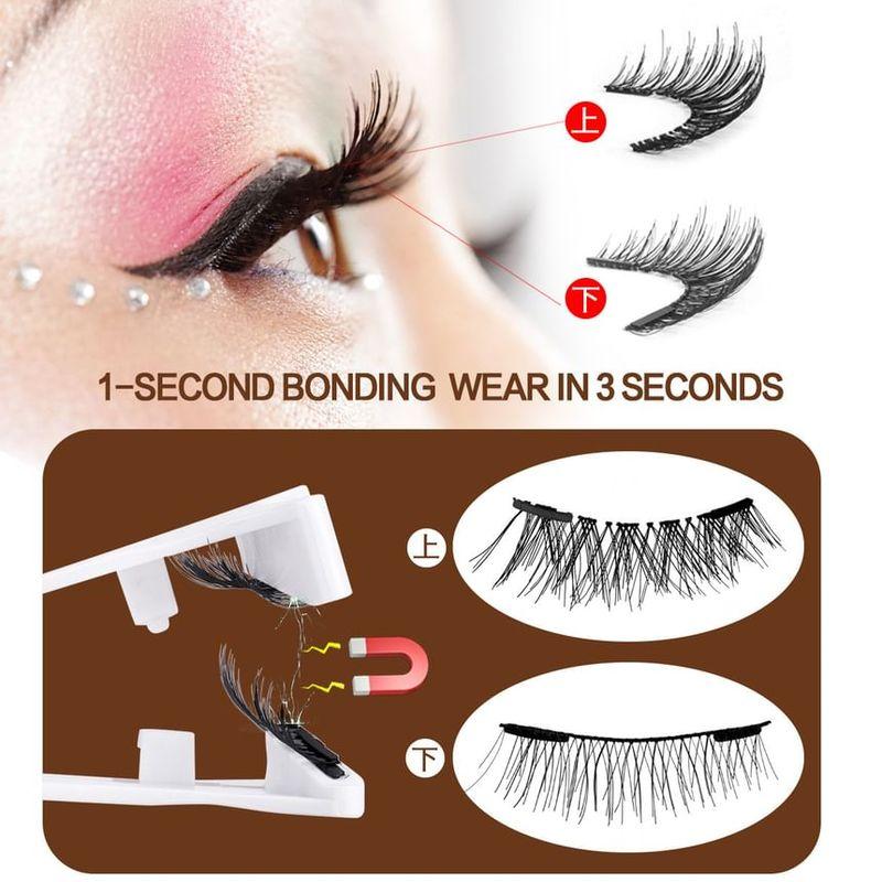 Lashie - Magnetic Multipack False Eyelashes with Tweezers