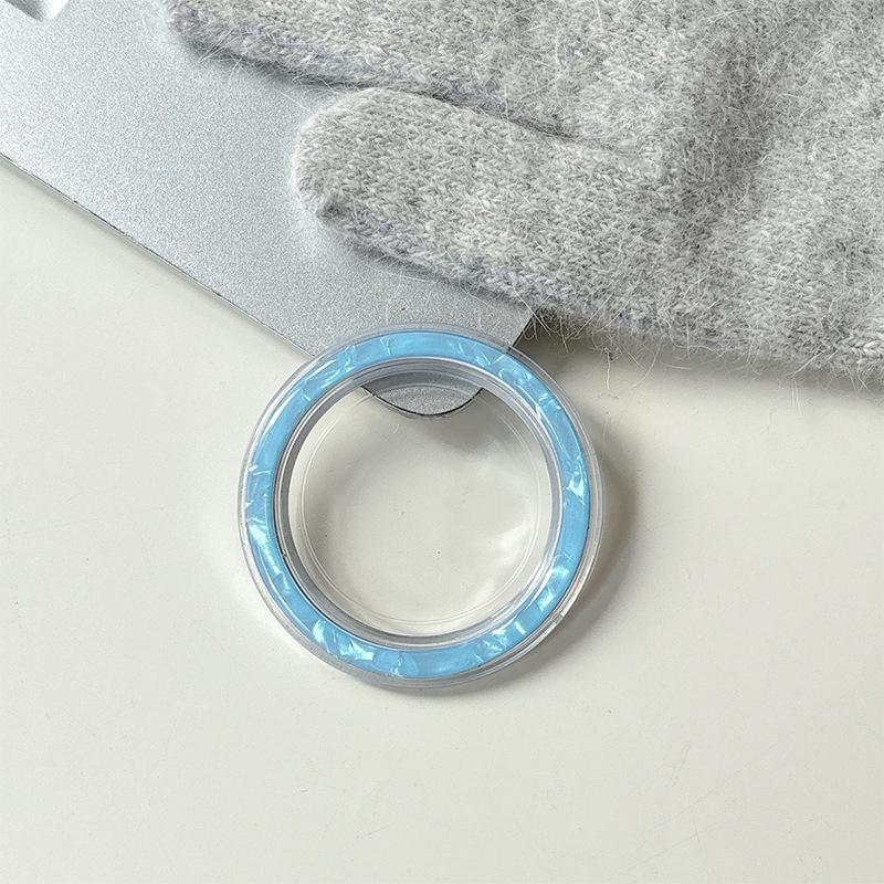 Wind Magnetic Desktop Phone Airbag Bracket Transparent Chassis Base Diy Accessories Simple Girl Decoration