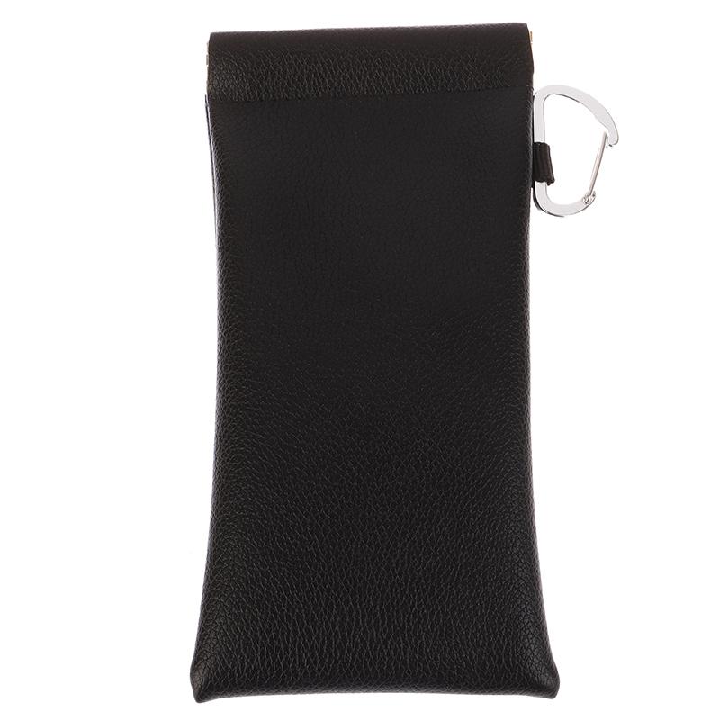 Soft Pu Glasses Bag Sunglasses Case Carrying Bag Automatic Closed Eyewear Pouch Earphone Data Cable Storage Protective Cover