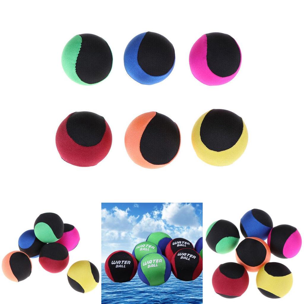 Colorful Bouncy Water Ball Tpr Material 6cm Diameter For Beach Fun And Massage