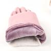 Velvet Gloves for Women In Autumn and Winter Warm and Non Slip Touch Screen Korean Version of Outdoor Cycling Gloves  Driving and Cycling Rider