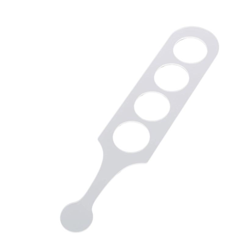 Acrylic Wine Flight Router Template Clear Serving Tray Molds Professional Acrylic Template for Beer Whiskey Glasses