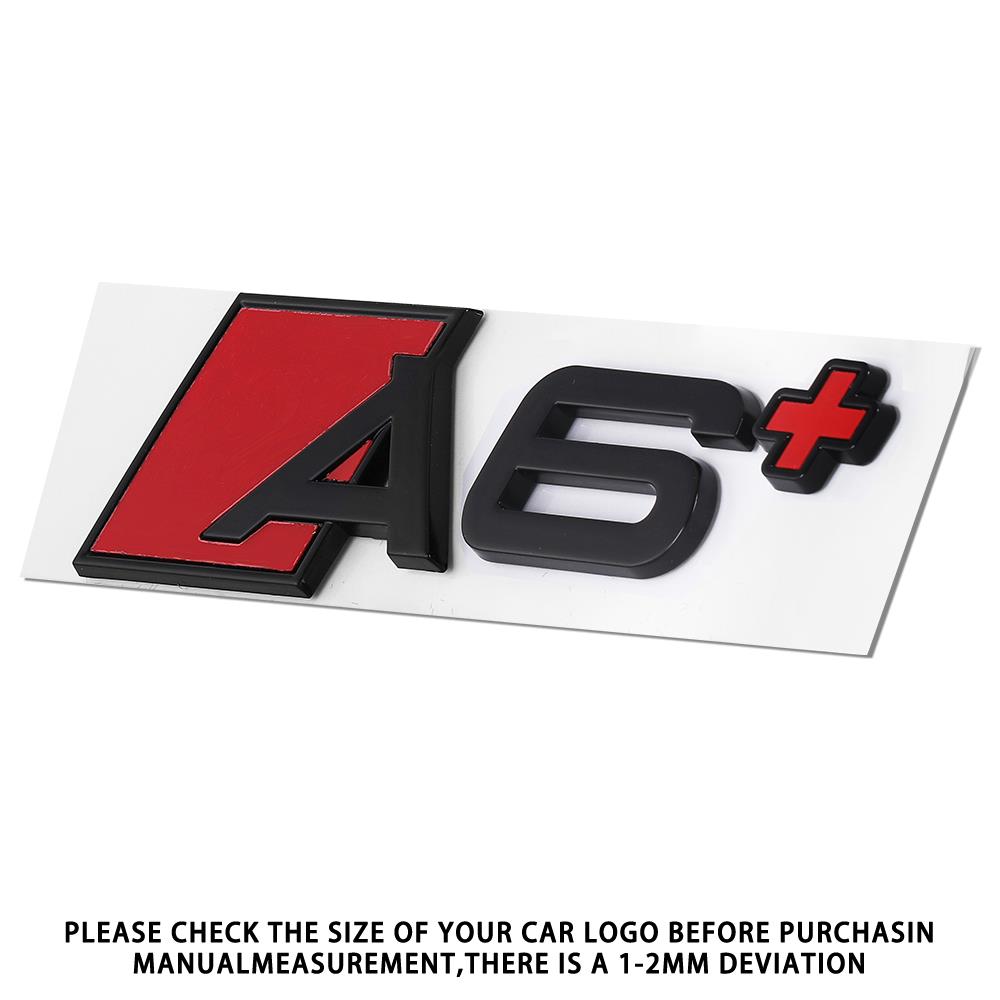 3D Car Styling Body Rear Trunk Emblem Sticker Badge Letters Decoration Decals For 78a A3 A4 A5 A6 A7 A8 Logo Auto Accessoriesa78