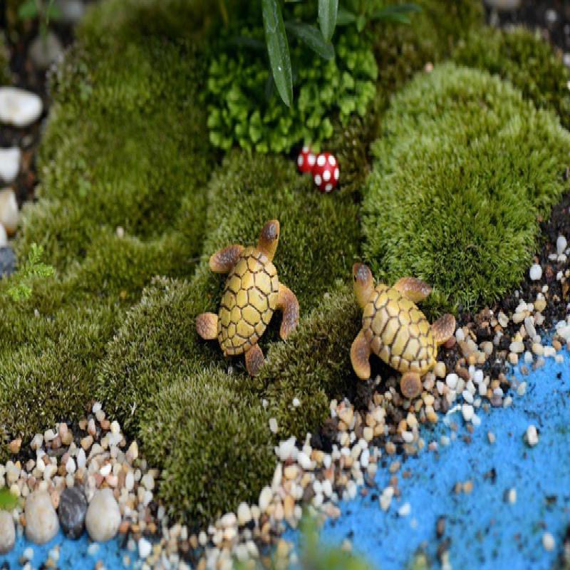 Sea Turtles Miniature Fairy Garden Home Houses Decoration Mini Craft Micro Landscaping Decor DIY